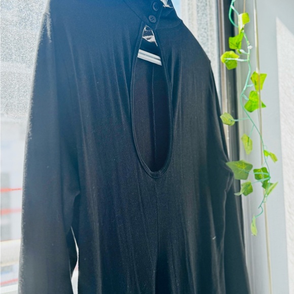 Smash & Tess full length jumpsuit long sleeve black Large - Picture 5 of 13